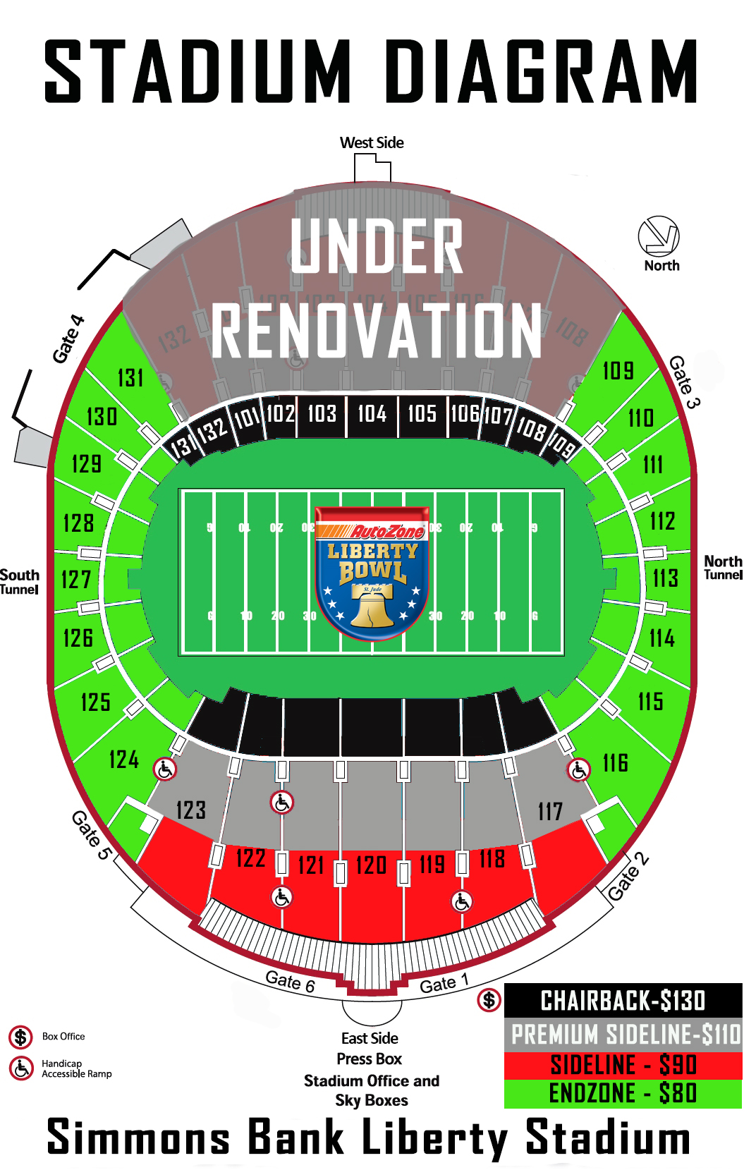 2025 Stadium Diagram