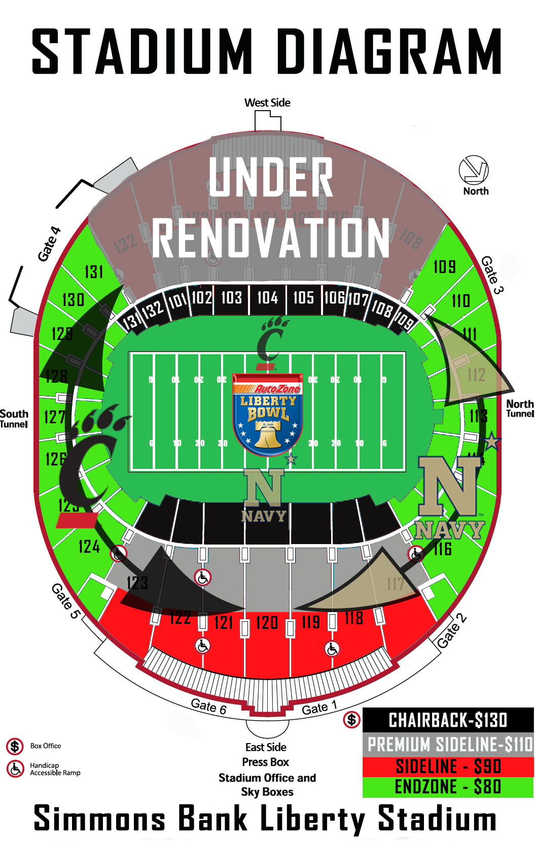 2025 Stadium Diagram